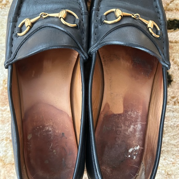 Gucci leather horsebit loafers in good used condition (see photos) - Picture 2 of 5